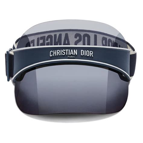 viseira dior original|DiorClub V1U Visiera Dior Oblique blu .